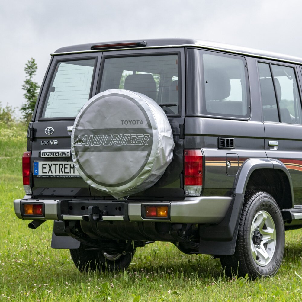 GRJ76 Reserverad am Heck